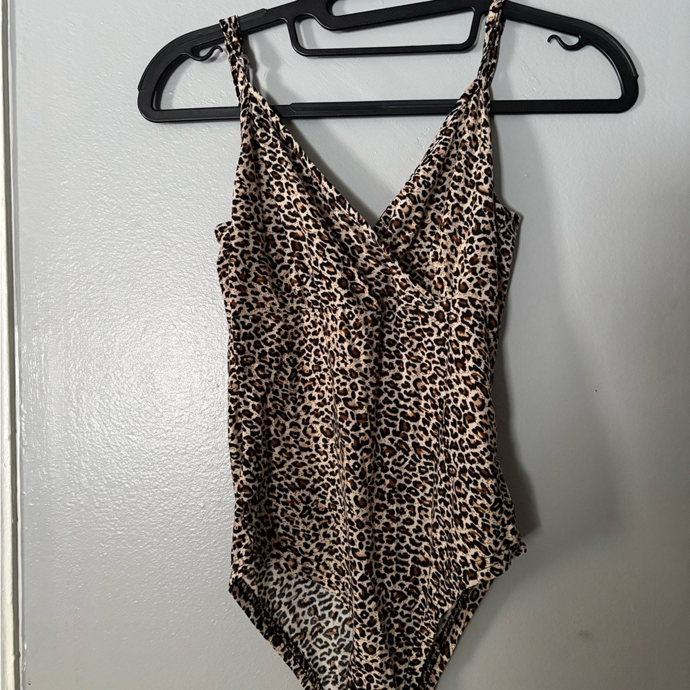 Leopard Print Bodysuit